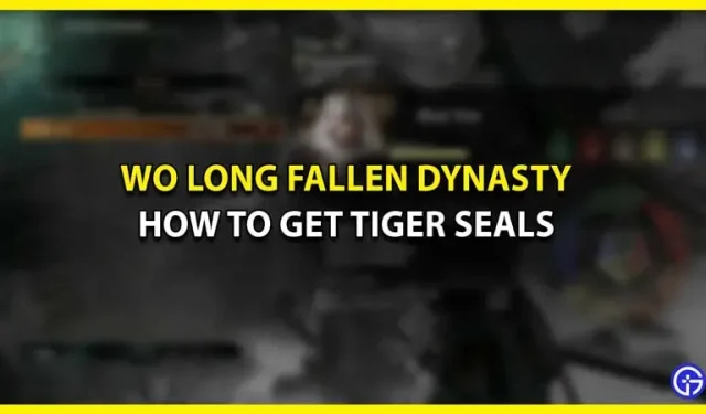 Comment élever et récolter des phoques tigres dans la dynastie déchue de Wo Long