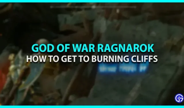 Hoe kom je bij de brandende rotsen in God Of War Ragnarok