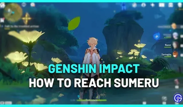 How to get to Sumeru Genshin Impact and background