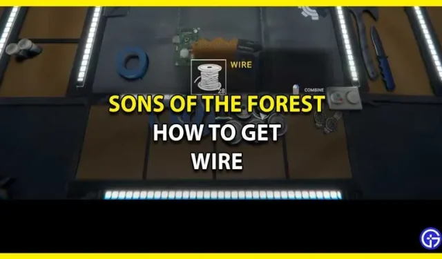 How to get and use wire in Sons Of The Forest