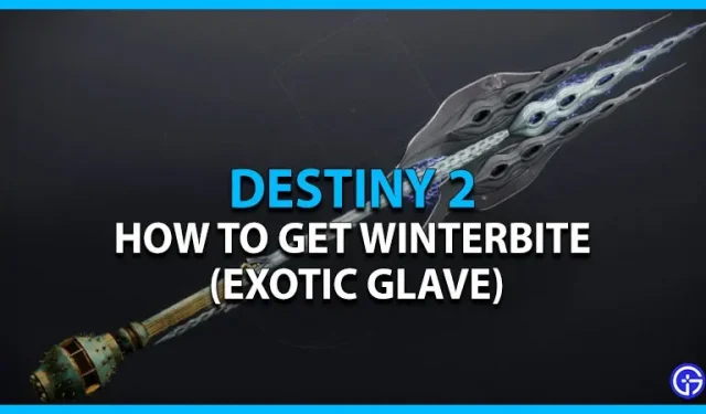 Destiny 2: Sådan får du vinterbid (Exotic Glaive)