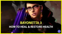 Comment réparer les dégâts dans Bayonetta 3