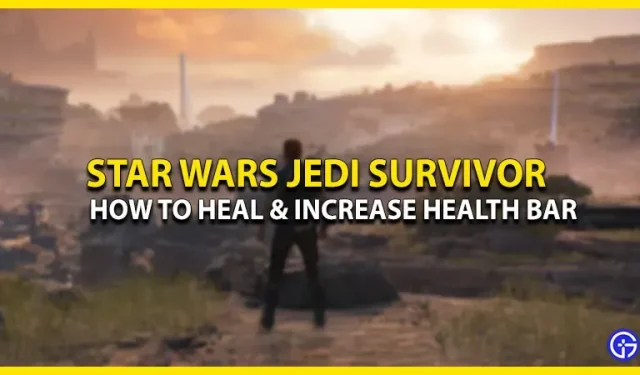 Como curar como um sobrevivente Jedi em Star Wars (aumentar a barra de saúde)