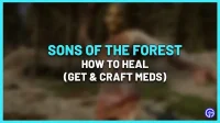 How to heal in Sons Of The Forest | Therapeutic mixture, Medicine manufacturing