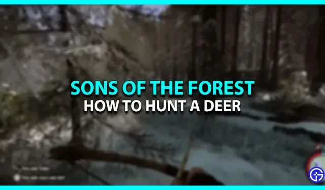 Как охотиться на оленя в Sons Of The Forest