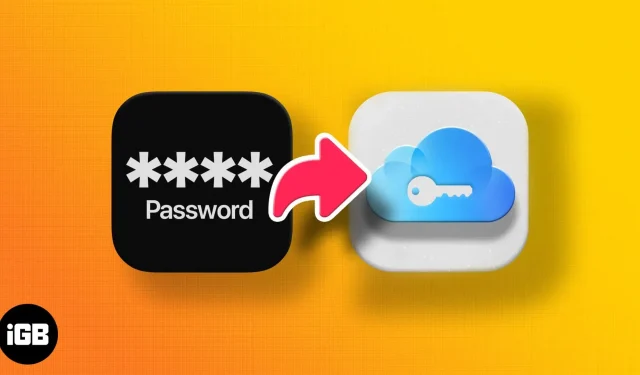 Comment importer des mots de passe dans le trousseau iCloud sur iPhone et Mac