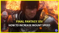 So erhöhen Sie die Reitgeschwindigkeit in Final Fantasy XIV