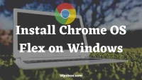 如何在 Windows 上安裝 Chrome OS Flex