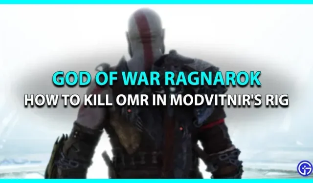 God of War Ragnarok: comment tuer Omr dans l’installation de Modwitnir