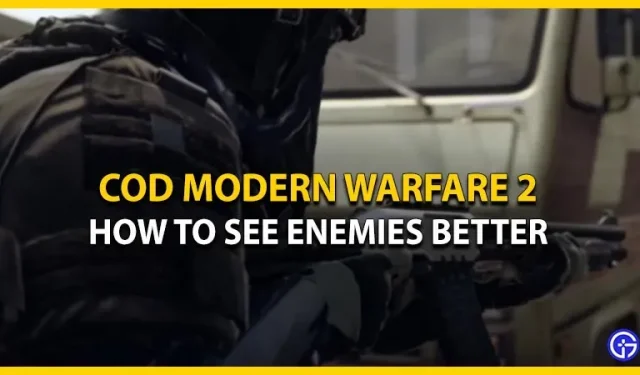 Come guardare e vedere meglio i nemici in COD Modern Warfare 2