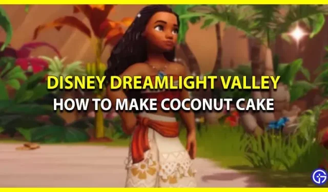 Kokoscake maken in Disney Dreamlight Valley