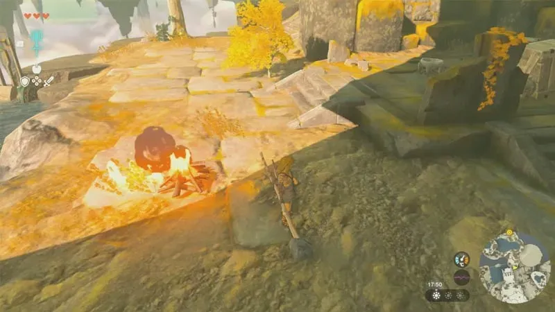 Jak rozdělat oheň ve hře Zelda: Tears of the Kingdom