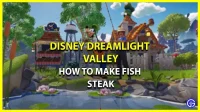 Hoe visbiefstuk te koken in Disney Dreamlight Valley