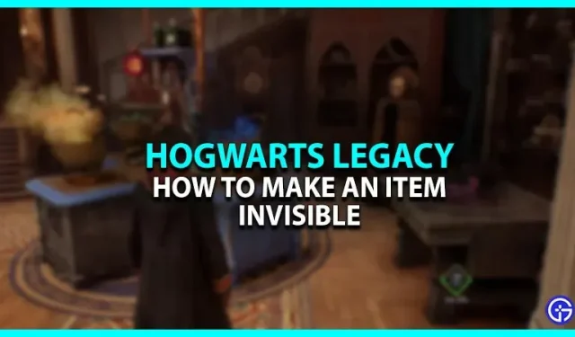 Como tornar os itens invisíveis no Hogwarts Legacy?