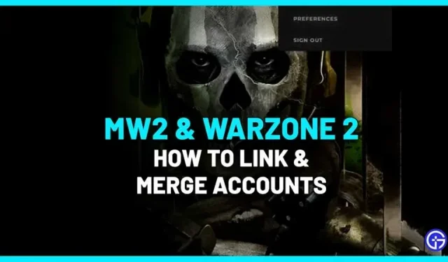 Tilin yhdistäminen Call of Duty Modern Warfare 2:ssa ja Warzone 2:ssa (Cross Progress)