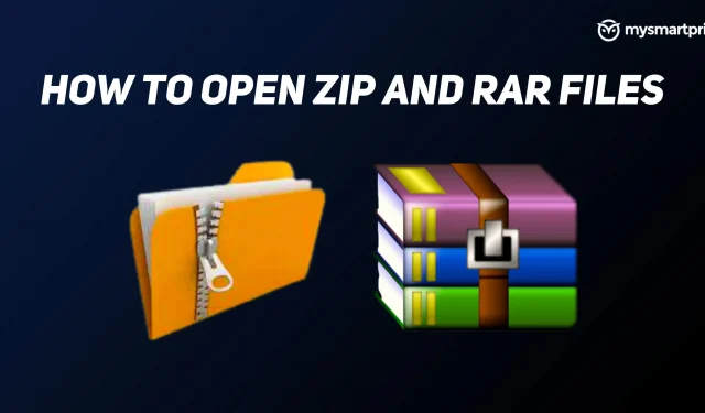 How to open ZIP file and RAR file on Windows, Android and iOS