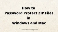 How to Password Protect ZIP Files on Windows and Mac