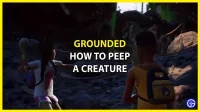 Grounded: how to spy on a creature