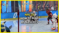 NHL 23: Como jogar como mascotes