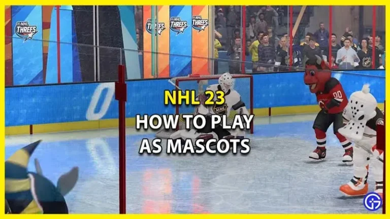 NHL 23: How to play as the mascots