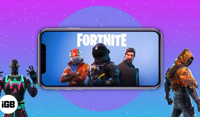 Kaip žaisti „Fortnite“ „iPhone“ ir „iPad“.