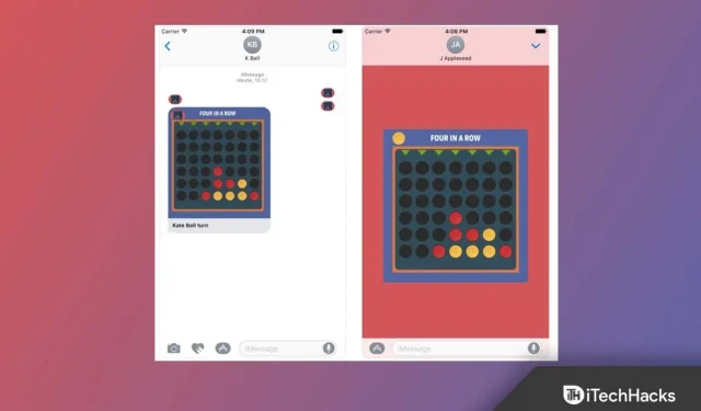 How to play four in a row in iMessage | Win Connect 4