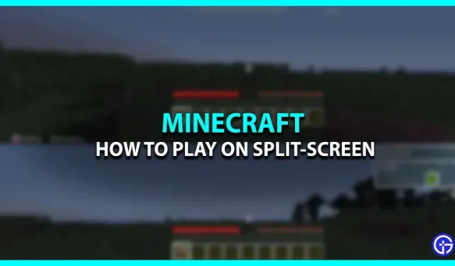 Minecraft spelen op gesplitst scherm (PS4, PS5, Xbox, Switch en pc)