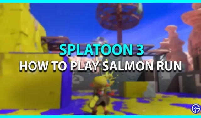 Splatoon 3 : Comment jouer à Salmon Run