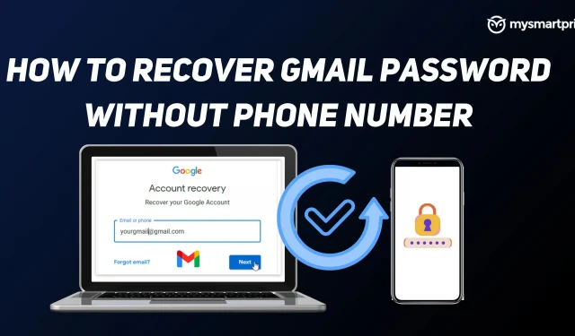 How to recover Gmail password without phone number and backup email address