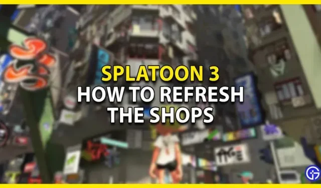Splatoon 3: Cómo actualizar la tienda