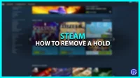 Instrucciones sobre cómo liberar una retención de Steam Market