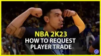 NBA 2K23: een spelersruil aanvragen