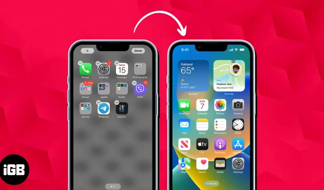 4 easy steps How to reset your iPhone Home Screen Layout 