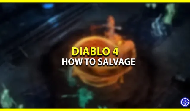 Come riciclare in Diablo 4 (equipaggiamento e altri oggetti)