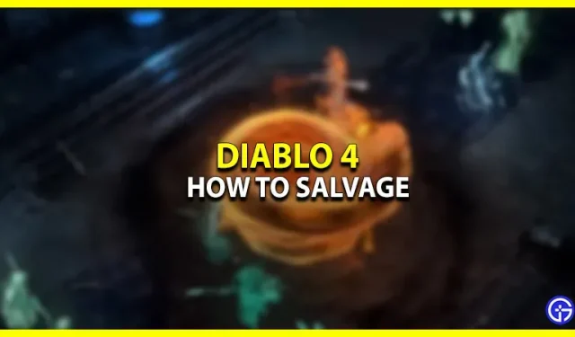 How to Recycle in Diablo 4 (Gear and Other Items)