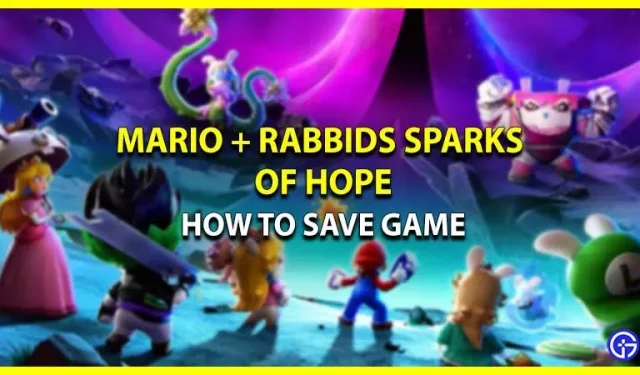 Mario + Rabbids Sparks Of Hope에서 게임을 저장하는 방법