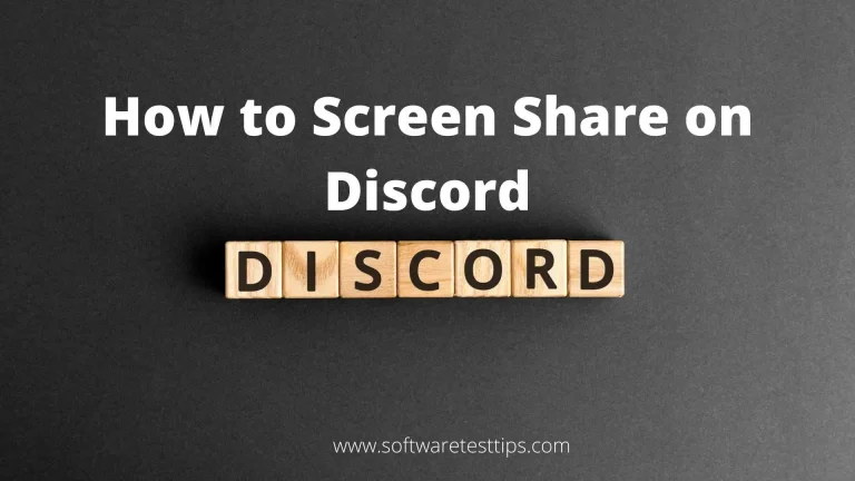 How to share a screen in Discord