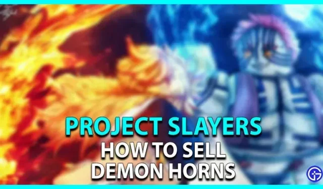 Project Slayers: how to sell demon horns