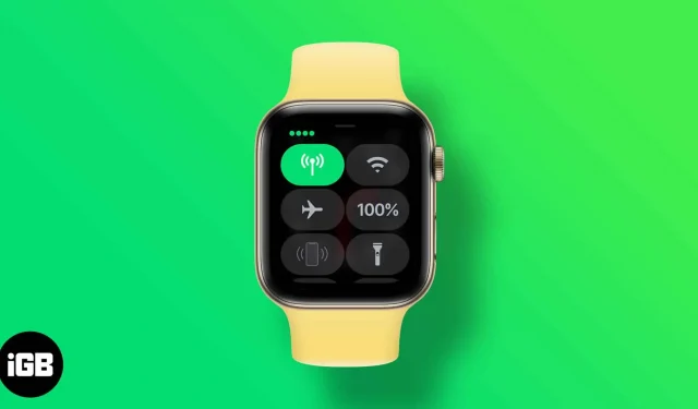 Apple Watchでセルラー通信を設定して使用する方法