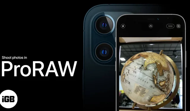 Was ist Apple ProRAW und wie verwende ich es auf dem iPhone?