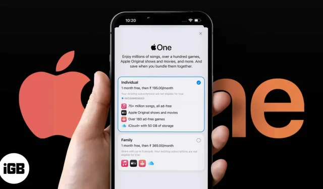 Apple One’i kasutajaks registreerumine iPhone’is, iPadis ja Macis (üksikasjalik juhend)