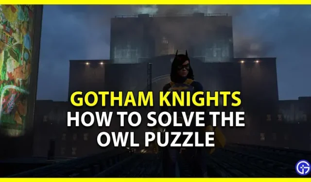 Solution de puzzle Gotham Knights Hibou