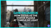 God Of War Ragnarok Temple Of Light: как решить головоломку со статуей?