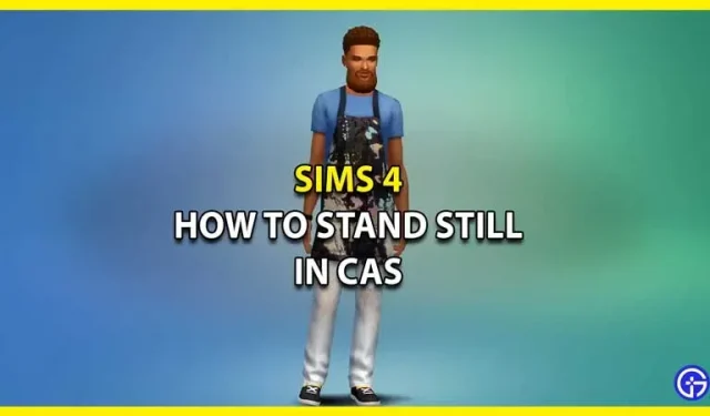 So stehen Sie in Sims 4 im CAS still – Halten Sie einen Sim davon ab, sich zu bewegen