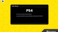 Hoe PS4 of PS5 in de veilige modus te starten