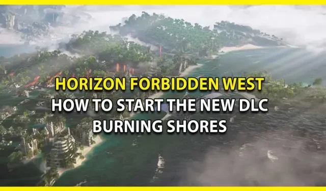 Comment démarrer le DLC Horizon Forbidden West (Burning Shores)