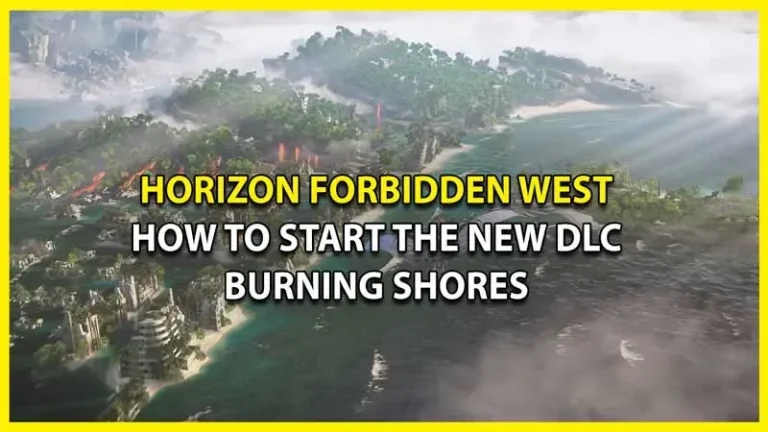 How to start Horizon Forbidden West DLC (Burning Shores)