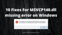 10 Fixes for MSVCP140.dll Missing Error in Windows