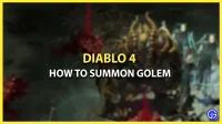 Hur man låser upp och kallar Golems som Necromancer i Diablo 4