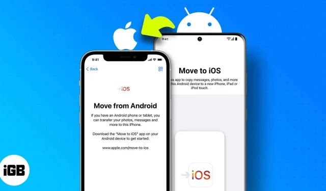 Cómo cambiar de Android a iPhone y iPad